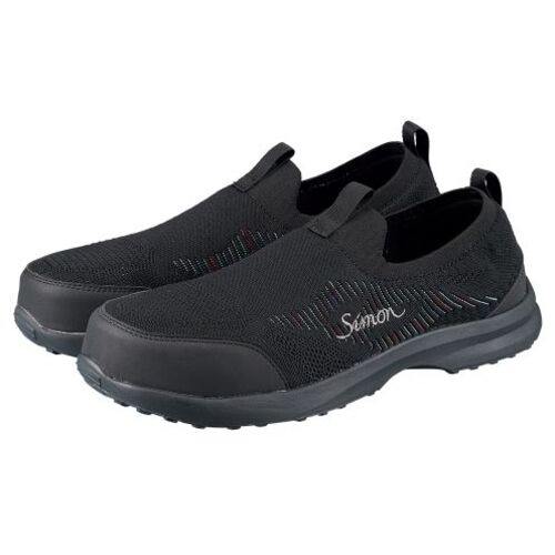 シモン 軽量耐滑プロスニーカー KN717 ブラッ