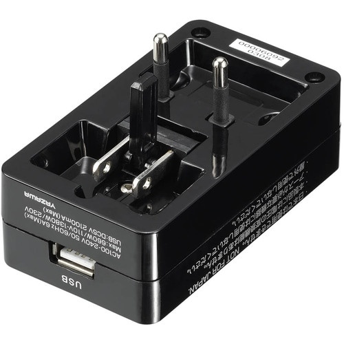 YAZAWA 海外用マルチ変換プラグ 海外用マルチ