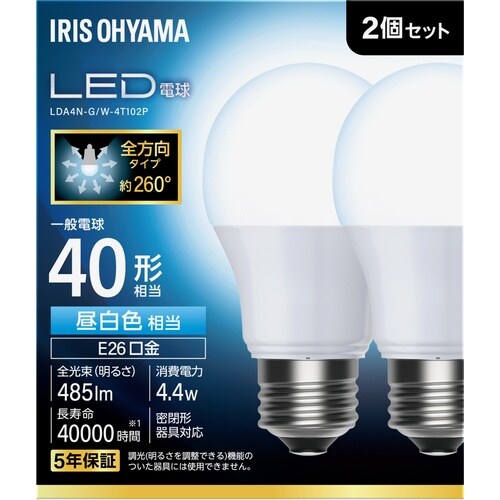 IRIS 106658 LED電球 E26 全方向