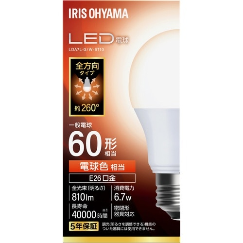 IRIS 106655 LED電球 E26 全方向