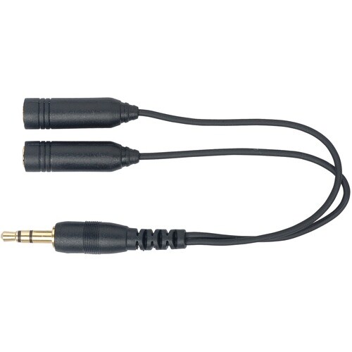 YAZAWA 2分配オーディオコード 黒