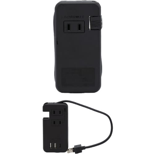 緑十字 USB電源タップ(AC3個/Type−Aポ