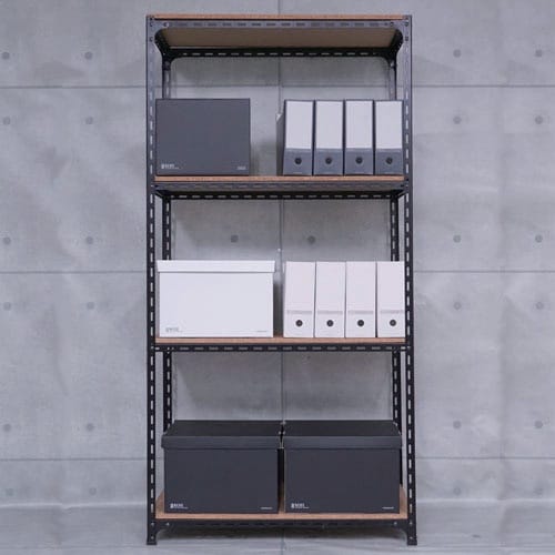 北島 アングル棚4段 W75XD45XH180cm