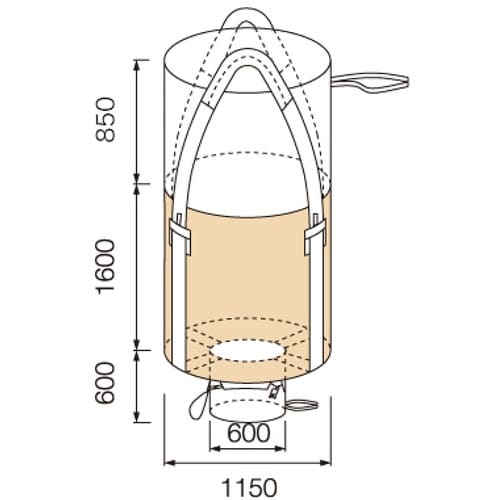 グリーンクロス コンテナバッグ 丸型 容量1600