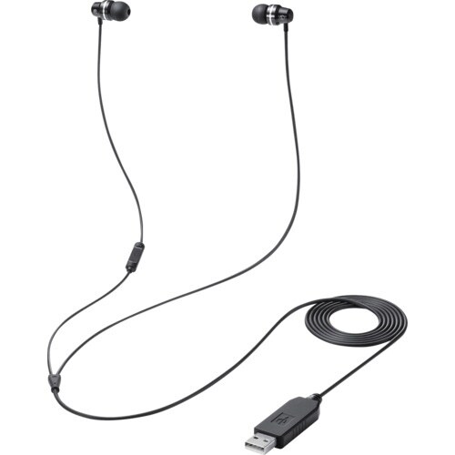 SANWA USBイヤホンマイク USBイヤホンマ