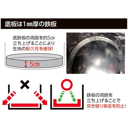 緑十字 荷揚げバッグ(荷揚げバケツ) 黒/黄緑 3
