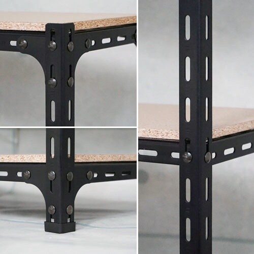 北島 アングル棚4段 W75XD60XH120cm