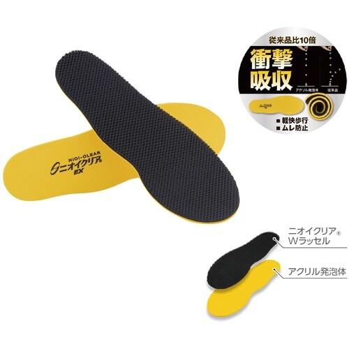 緑十字 ニオイクリア インソール(衝撃吸収タイプ)