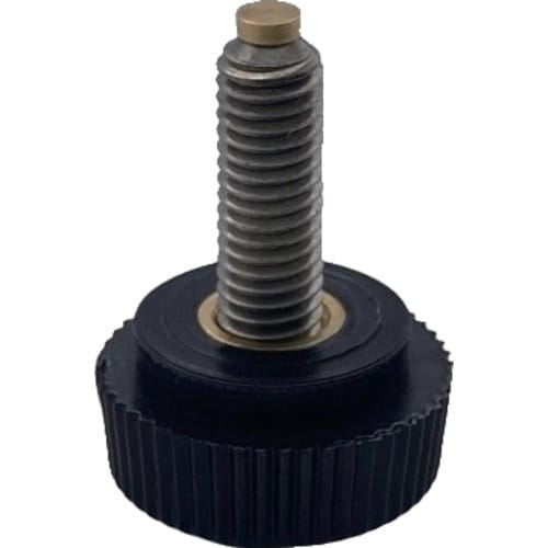 ラクテム ナイロン化粧ネジ 黒 M6−19 真鍮パ