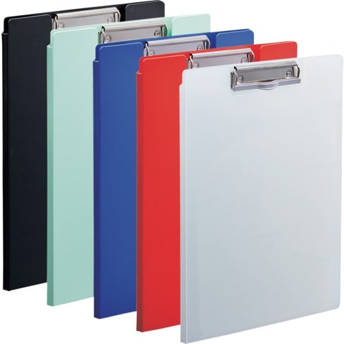 LIHIT 抗菌クリップファイル ブラック