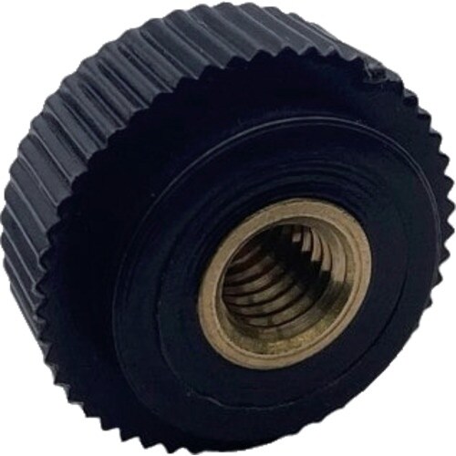 ラクテム ナイロン化粧ナット 黒 M3