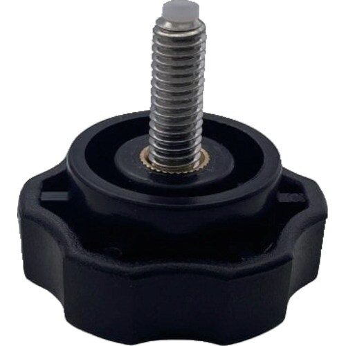 ラクテム 六角ノブボルト M6−17 樹脂パッド付