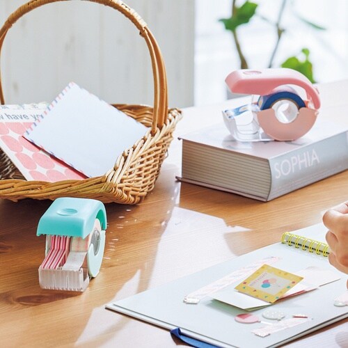 LIHIT マスキングテープカッター ブルー