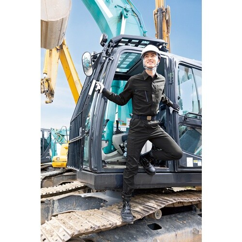 アイトス 長袖シャツ(男女兼用)AZ4135 高通