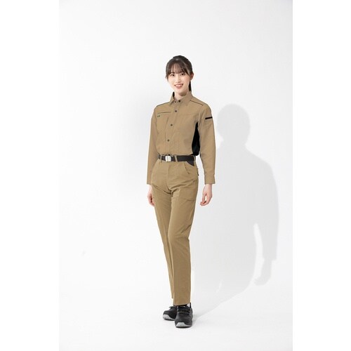 アイトス 長袖シャツ(男女兼用)AZ3535 カー