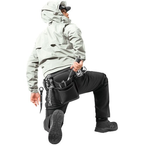 Makku フレックスフィットレインスーツ グレー