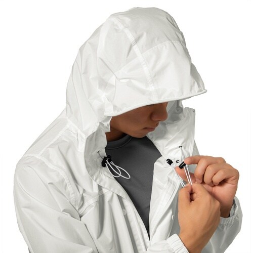 Makku パノラマバッグインレインスーツ ホワイ