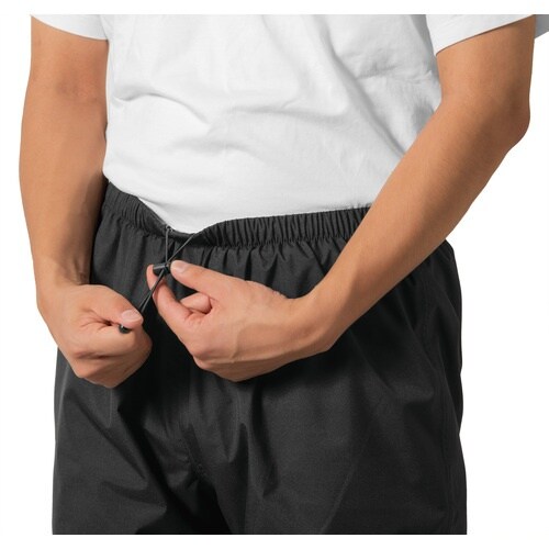 Makku フレックスフィットレインスーツ ブラッ