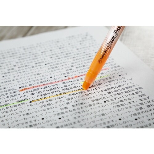 マジックインキ ギター ネオンパスライナー4色セッ