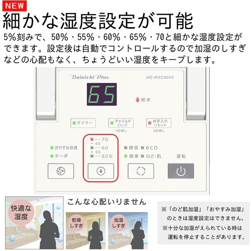 ダイニチ 気化ハイブリッド式加湿器 HD−RXC9