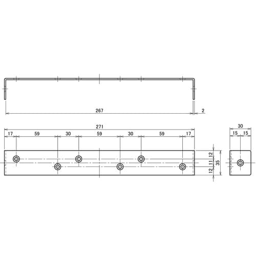 DAIDOHANT 2×4サポート コの字型 タイ