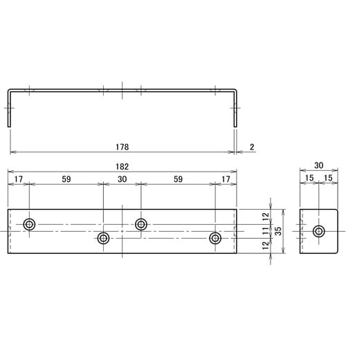 DAIDOHANT 2×4サポート コの字型 タイ