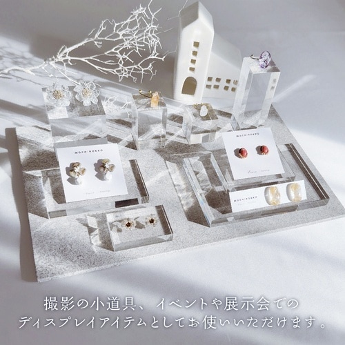 ササガワ 透明ディスプレイ アクリル角柱 30mm