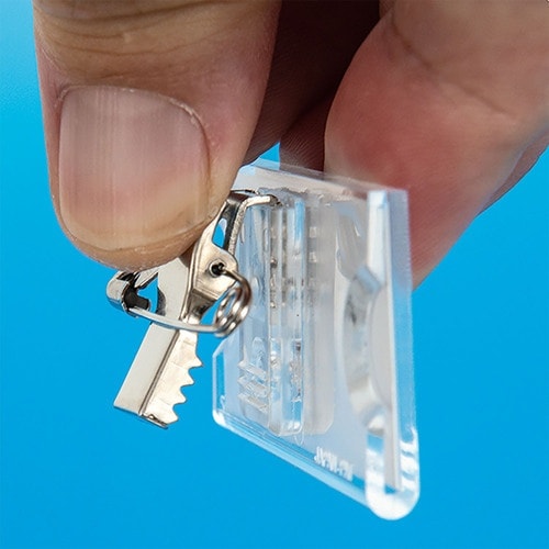 ササガワ アクリルU名札 No.70両用折曲70×