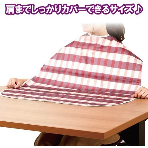 竹虎 食事用エプロン ソフラピレンエプロン ボーダ