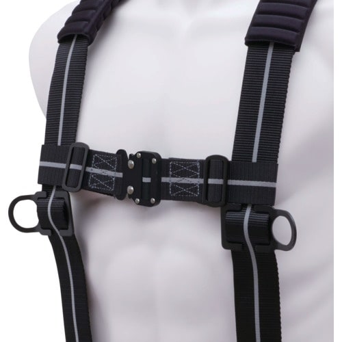 KH ハーネス交換部品 ワンタッチ胸ベルト シルバ