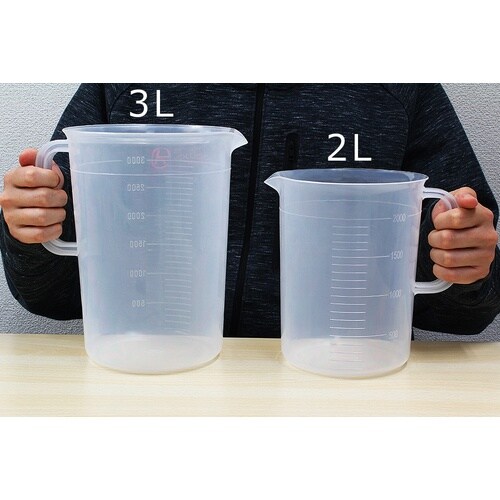 KOKUGO PPビーカー PPビーカー 3L 手