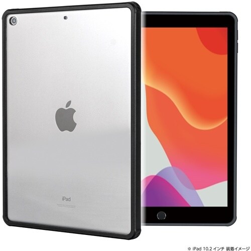 ナカバヤシ iPad 10.2用衝撃吸収背面ケース