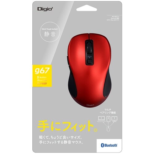 ナカバヤシ BT5静音5ボタンBlueLEDマウス