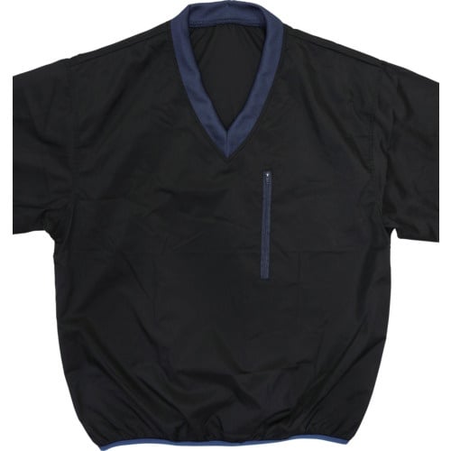 川西 ストレッチVジャケット ブラック Lサイズ