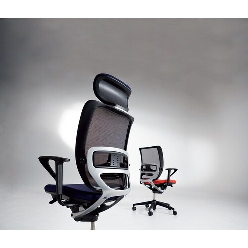 NAIKI ワークチェアー YE型/背:ブラック