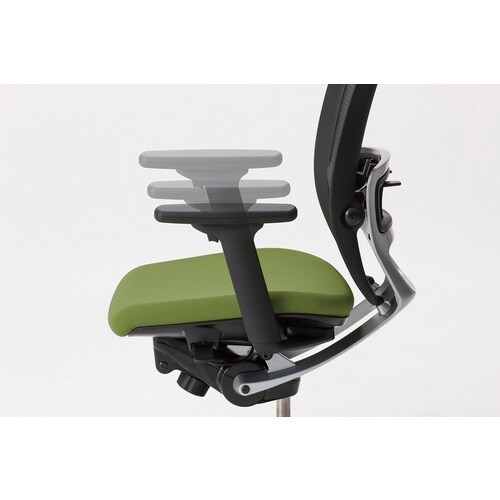 NAIKI ワークチェアー YE型/背:ブラック