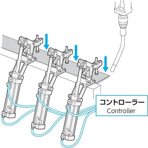 角田 エアークランプ No.AC451−V