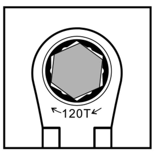 JTC 4PCS ノンスリップギアレンチセット