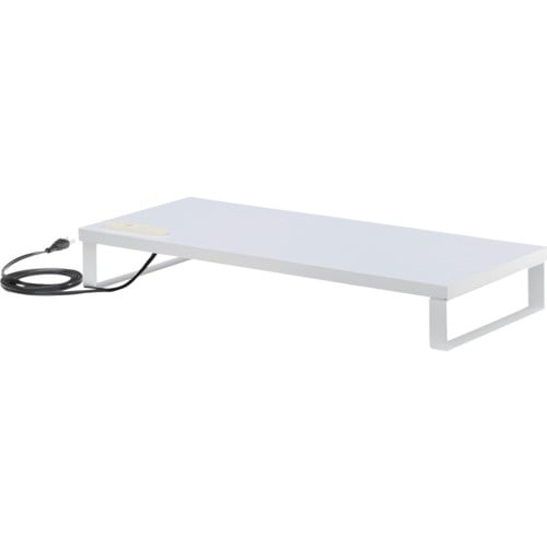 SANWA コンセント付きモニター台(W600・ホ