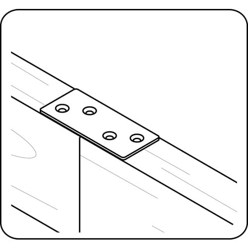 DAIDOHANT 2×4サポート 帯金物 タイプ
