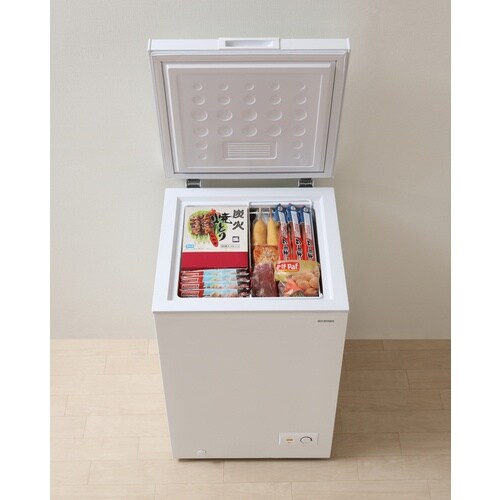 IRIS 517839 上開き式冷凍庫 100L