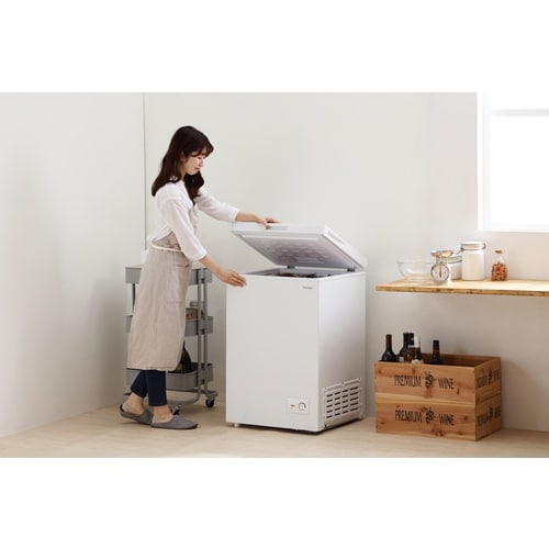 IRIS 517839 上開き式冷凍庫 100L