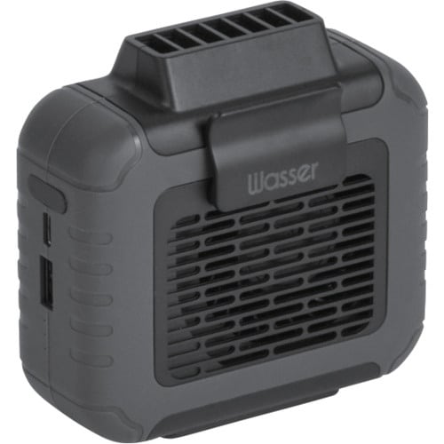 wasser 腰掛けハンズフリー 携帯小型扇風機