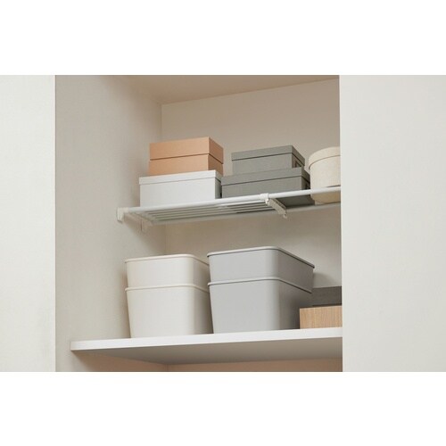 IRIS 202301 強力伸縮棚 ホワイト