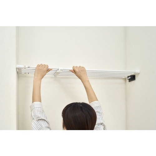 IRIS 202311 伸縮棚アダプター付き ホワ