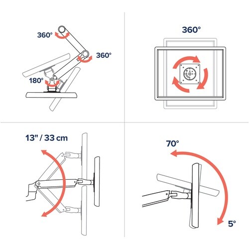 ERGOTRON LX ウォールマウント モニター