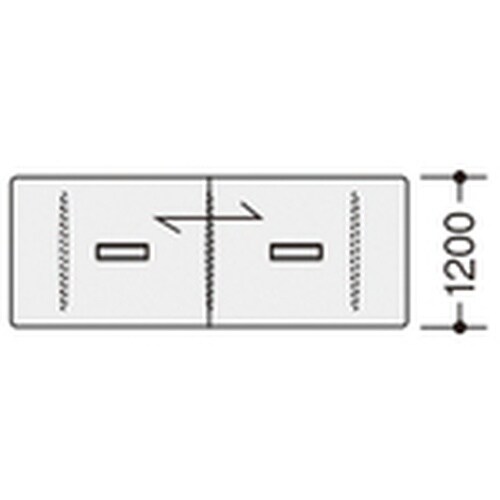 NAIKI ミーティングテーブル(縦配線 KDF型