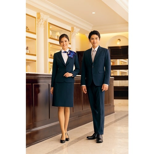 ピエ レディースジャケットAZ630010 ネイビ