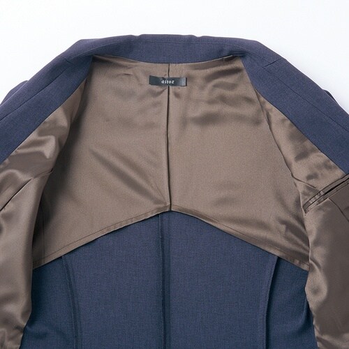 ピエ レディースジャケットAZ630010 ネイビ