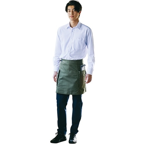 ピエ メンズ長袖シャツAZ634051 サックス